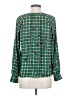 CAbi 100% Polyester Green Long Sleeve Blouse Size XXS - photo 2