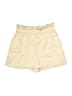 Express Solid Ivory Khaki Shorts Size XS - photo 1