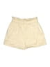 Express Solid Ivory Khaki Shorts Size XS - photo 2