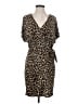 MICHAEL Michael Kors Animal Print Brown Casual Dress Size S - photo 1