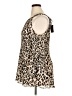 Ninety 100% Polyester Brown Sleeveless Blouse Size XL - photo 5