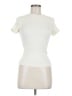 Zara Ivory Short Sleeve Top Size M - photo 1