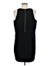 Oleg Cassini 100% Polyester Solid Black Casual Dress Size 8 - photo 2