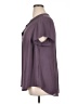 Torrid 100% Polyester Purple Short Sleeve Blouse Size 1X Plus (1) - photo 5