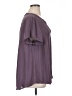 Torrid 100% Polyester Purple Short Sleeve Blouse Size 1X Plus (1) - photo 4