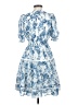 Taylor 100% Polyester Blue Casual Dress Size 2 - photo 2