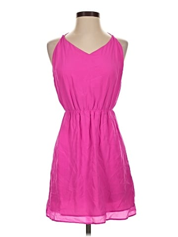 Lavender Brown Casual Dress (view 1)