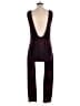 Noisy May Plaid Burgundy Jumpsuit Size L - photo 2