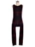 Noisy May Plaid Burgundy Jumpsuit Size L - photo 1
