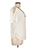 Thalia Sodi Ivory Short Sleeve Blouse Size L - photo 4