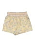FP Movement 100% Polyester Paisley Yellow Shorts Size S - photo 2