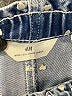 H&M 100% Cotton Polka Dots Blue Jeans Size 8 - photo 3