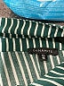Dynamite 100% Viscose Stripes Green Long Sleeve Blouse Size S - photo 7