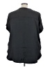 Old Navy 100% Polyester Black Short Sleeve Blouse Size 3X - photo 2