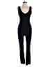 Yitty Solid Black Jumpsuit Size L - photo 1