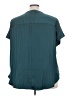 Old Navy 100% Polyester Teal Short Sleeve Blouse Size 3X - photo 2