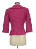Donna Morgan 100% Silk Tweed Pink Silk Blazer Size 6 - photo 2