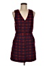Cooperative Plaid Red Casual Dress Size 6 - photo 1
