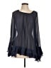 Torrid 100% Polyester Blue Long Sleeve Blouse Size Lg Plus (0) - photo 1