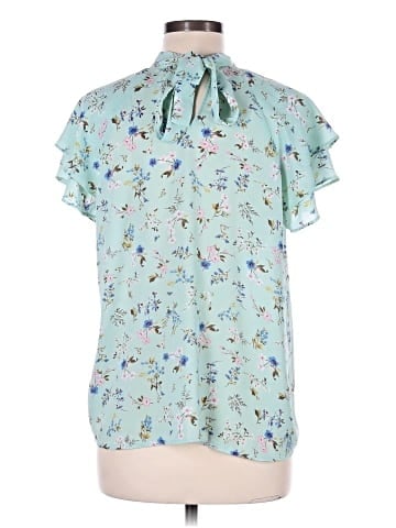 Pleione Short Sleeve Blouse (view 2)