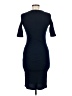 MAC 100% Cotton Solid Blue Cocktail Dress Size M - photo 2