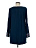 En Creme Blue Long Sleeve Blouse Size M - photo 2