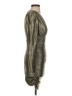 BCBGMAXAZRIA Metallic Silver Cocktail Dress Size XS - photo 4