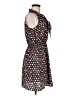 Soprano 100% Polyester Hearts Black Casual Dress Size M - photo 4