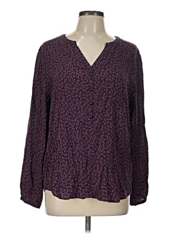 Ann Taylor LOFT Outlet Long Sleeve Blouse (view 1)