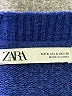 Zara Solid Blue Pullover Sweater Size S - photo 7