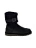 Ugg Australia 100% Leather Black Boots Size 6 - photo 1