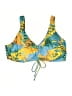 Unbranded Print Yellow Swimsuit Top Size 2X - photo 1
