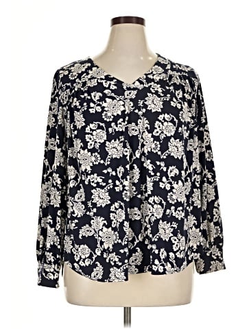 Lane Bryant Long Sleeve Blouse (view 1)
