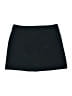 Liquid Yacht Wear 100% Polyester Solid Black Blue Skort Size 10 - photo 2