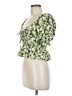 Miss Selfridge Green Short Sleeve Blouse Size 8 - photo 5