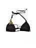 Lucky Brand Floral Black Swimsuit Top Size M - photo 1