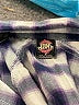 Free People Plaid Blue Long Sleeve Button-Down Shirt Size 4 - photo 7