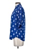 Express 100% Polyester Blue 3/4 Sleeve Blouse Size XS - photo 5