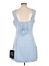 Lulus Solid Blue Casual Dress Size L - photo 2