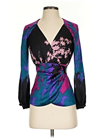 Diane von Furstenberg 3/4 Sleeve Silk Top (view 1)