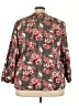 Lane Bryant Floral Red 3/4 Sleeve Blouse Size 22 - 24 Plus - photo 2