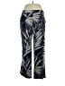 Susan Graver Print Silver Casual Pants Size L - photo 1