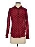 J.Crew Hearts Red Long Sleeve Blouse Size 0 - photo 1