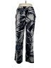 Susan Graver Print Silver Casual Pants Size L - photo 2