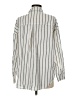 Ci Sono Stripes Ivory Long Sleeve Button-Down Shirt Size M - photo 2