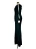 Xscape 100% Polyester Solid Green Cocktail Dress Size 14 - photo 5