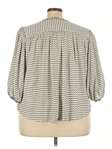 Max Studio 3/4 Sleeve Blouse (view 2)