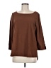 Eileen Fisher Brown 3/4 Sleeve Top Size M - photo 1