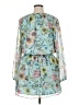 Boston Proper 100% Polyester Floral Teal Casual Dress Size XL - photo 2