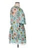 Boston Proper 100% Polyester Floral Teal Casual Dress Size XL - photo 4
